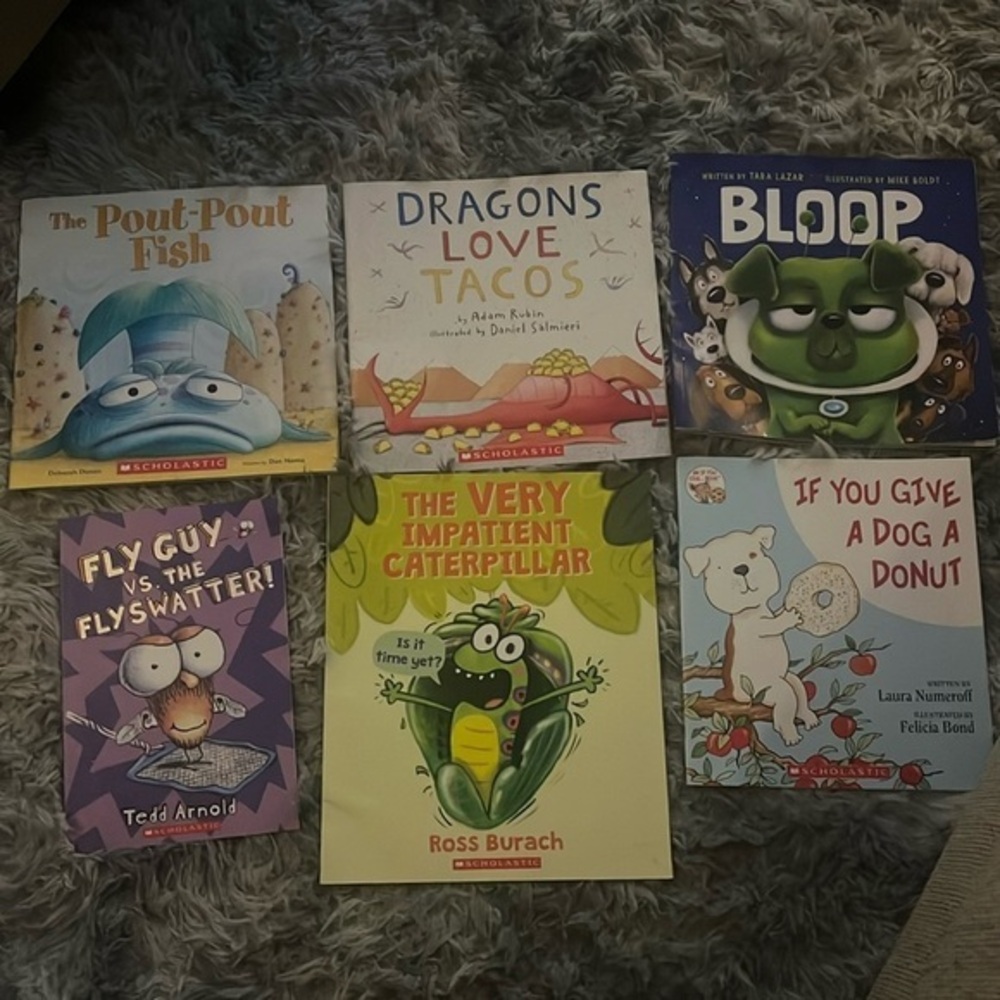 Lot of 6 Scholastic books